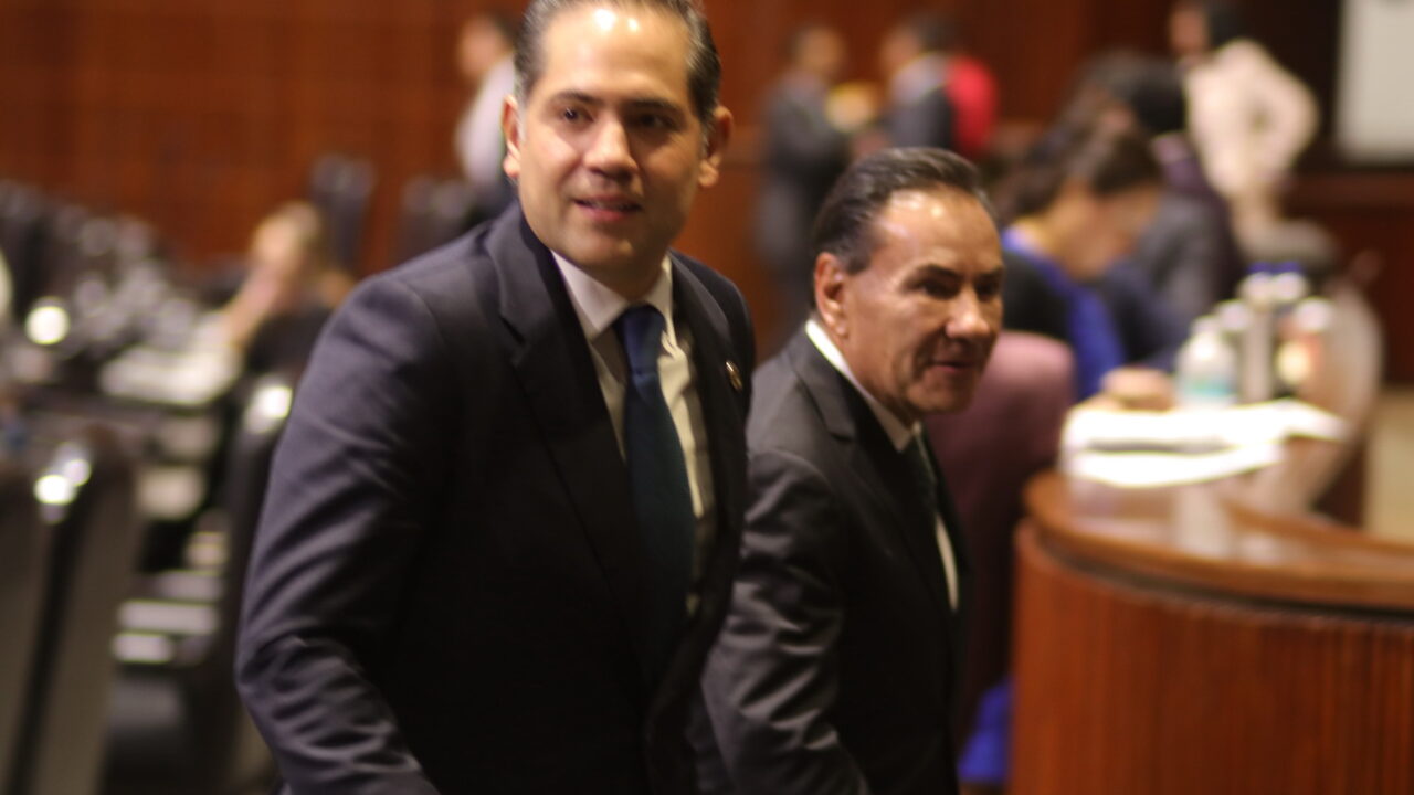 Raúl Bolaños-Cacho Cué, presidente de la Cámara de Diputados, en San Lázaro