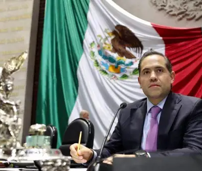 Raúl Bolaños-Cacho Cué durante una intervención en el Pleno de la Cámara de Diputados